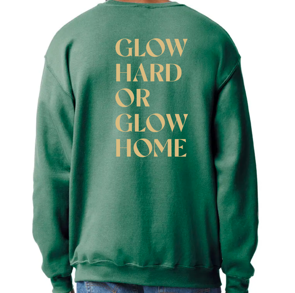 GLOW HARD SWEATER - GREEN